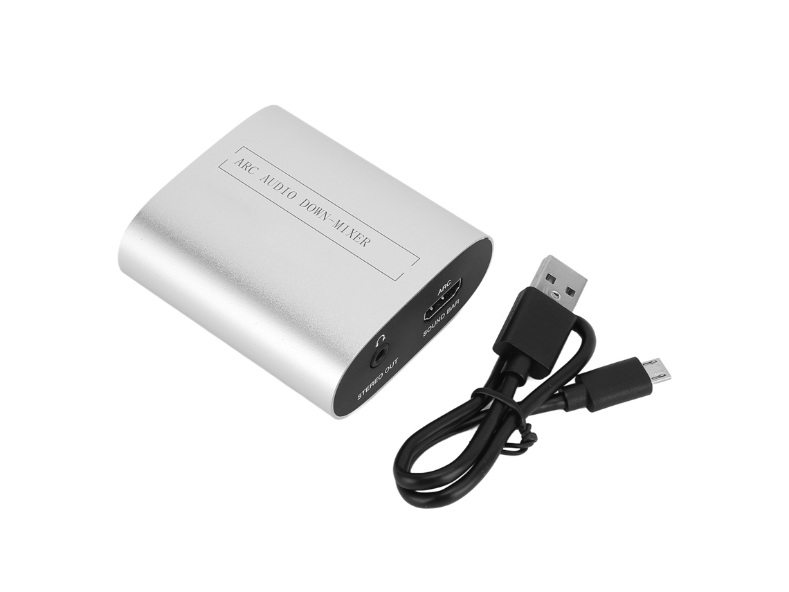 Áudio Downmixer EOOCOO, HDMI ARC para saída de áudio 3.5mm