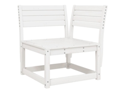 Garden Sofa, Garden Sofas Vidaxl Branco Madeira De Pinho (sem Almofadões)