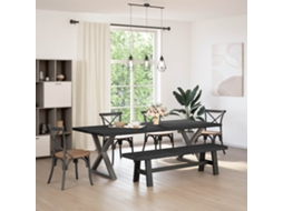 Vidaxl Banco De Jantar Noain 180 X 41 X 45 Cm Madeira De Pinho Maciço