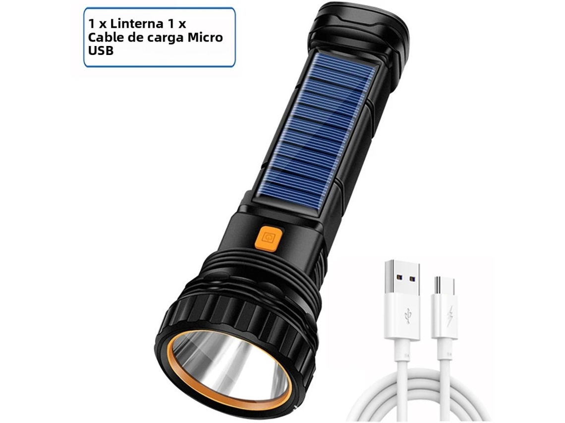 (1 Conjunto) Lanterna Tática Recarregável, Bateria De 1500mah, Alcance De Iluminação De 200 A 500 Metros.