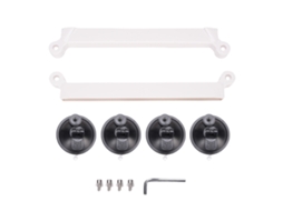 Laxiscreed Suporte Veicular Para Antena De Mini Disco Com Fixação Por Sucção Fácil De Remover