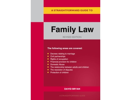 Livro A Straightforward Guide to Family Law de David Bryan (Inglês)