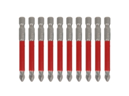 10pcs Pontas Ph2 Haste Hexagonal Magnética | S/MARCA