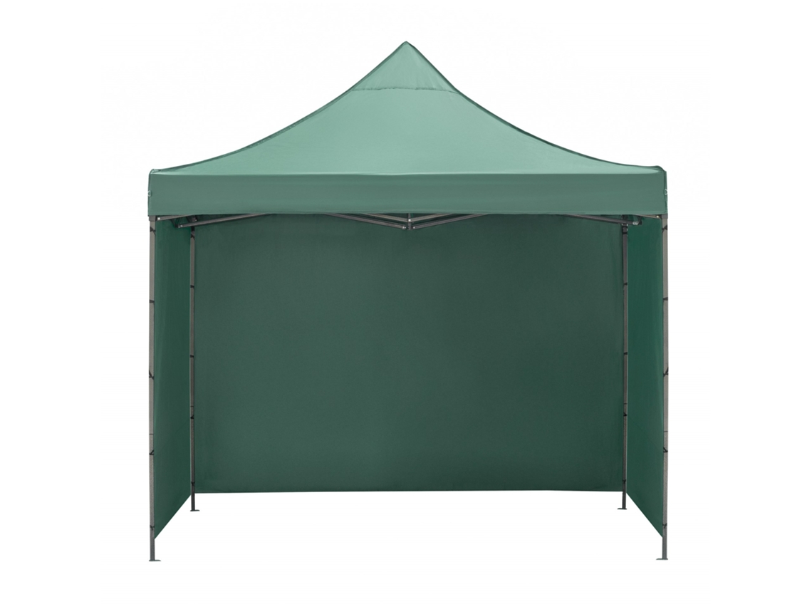 Pavilhão De Jardim 3x3 M Tenda Comercial Expressa Para Eventos, Mercado, Catering, Verde