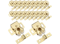 Conjunto De 20 Fechos Rolete Duplo Para Armários Rv, Em Aço Laminado