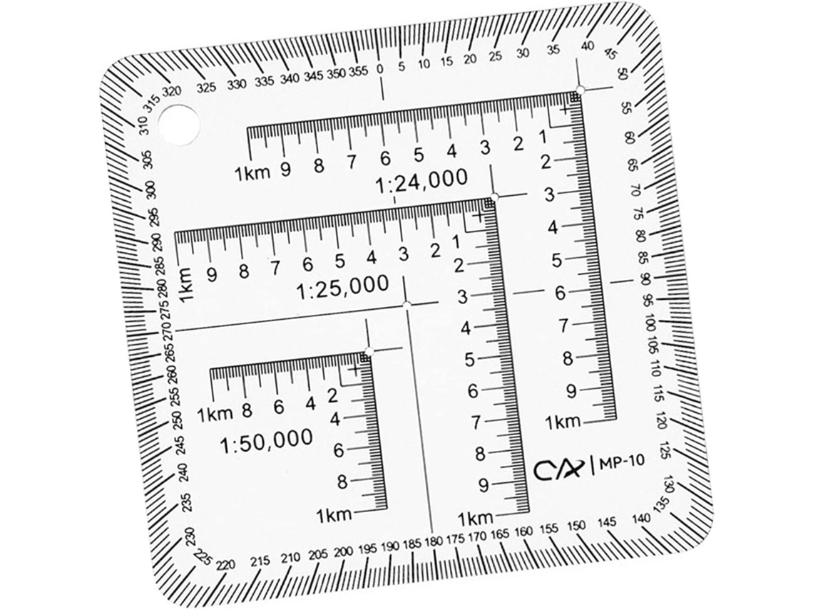 Réguas De Canto Utm Genéricas, Régua De Aprendizagem Geográfica