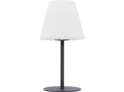 Candeeiro De Mesa Solar Led De Metal Para Exterior Larso 3000k Branco Quente