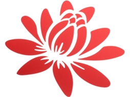 Adesivo Parede 3d Efeito Espelhado Acrílico Estampa Floral Removível Decoração Quarto Estar Banheiro Casa Sala GOKOCO
