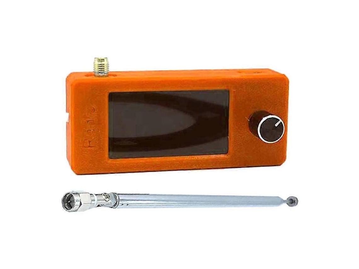Rádio Portátil 1,9 Polegadas Ips Tela Bolso Mini com Antena Receptor de Todas as Bandas Hf Sw Mw Vhf GOKOCO