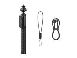 Palo Selfie Sumergível 10m Impermeável Com Controle Remoto Extensível 100cm Para Insta360 X4/x3/x2/go 3s/go 3 E Gopro