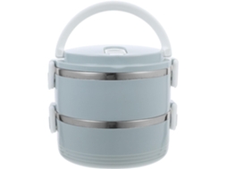 Marmita Bento Dupla Em Aço Inoxidável Com Tampa, Empilhável E À Prova De Vazamentos, Ideal Para Manter Os Alimentos