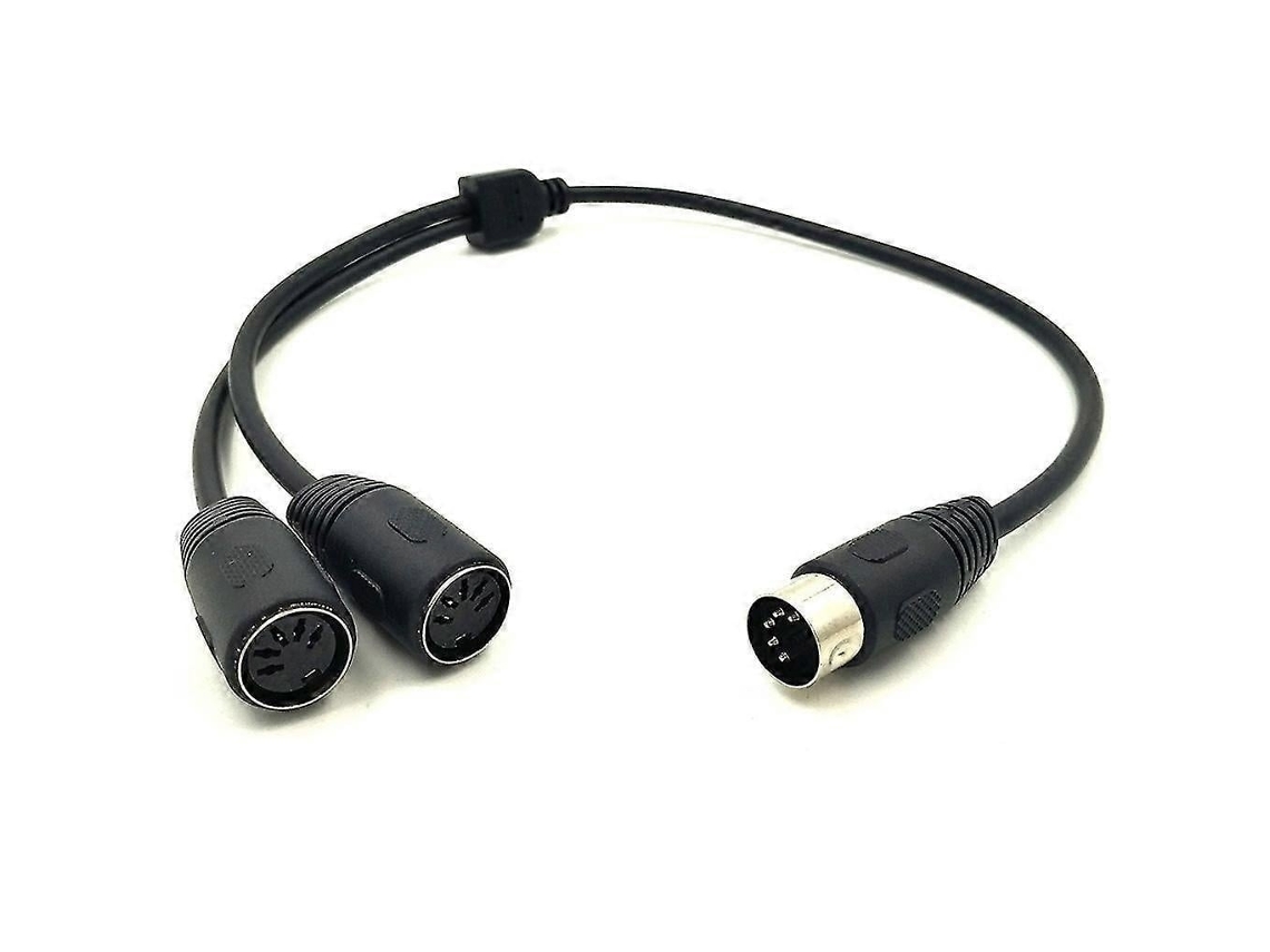 Lurelia Cabo Divisor Midi Din 5 Pinos 50 Cm, Adaptador Y Para Teclados, Pianos E Sintetizadores, Guitarra E Baixo