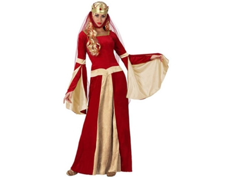 Fato de Mulher DISFRAZZES Dama Medieval (Tam: XL - 44/48)