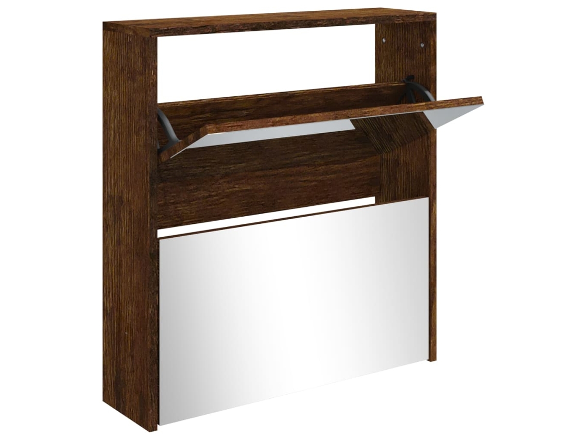 Shoe Cabinet, Shoe Cabinets Vidaxl Marrom Madeira Processada (n/a)