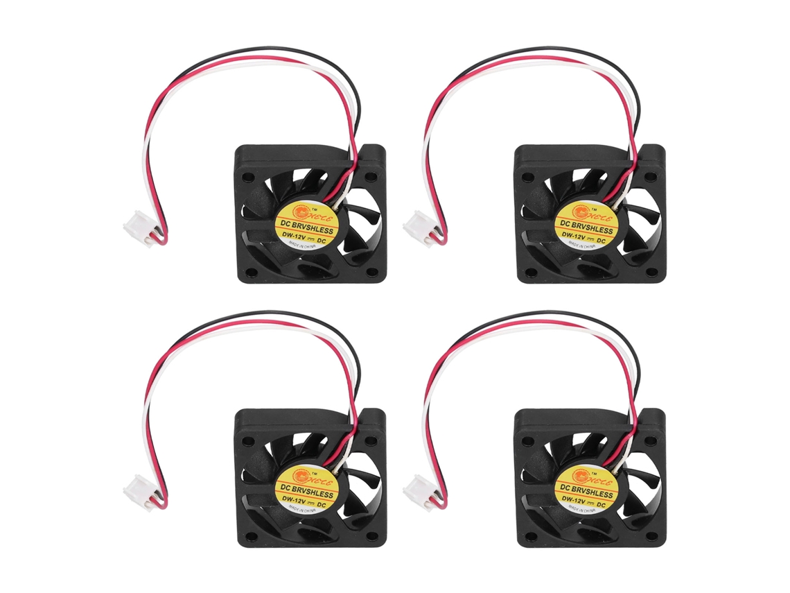 Ventoinhas Resfriamento 12v Dc Silenciosas 3 Fios