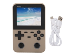 Console de Jogos Portátil Retro de Código Aberto Handheld Gba Mini Arcade Psp Game Champagne EOOCOO (tela Ips de 3,5 Polegadas, Duas Joysticks)