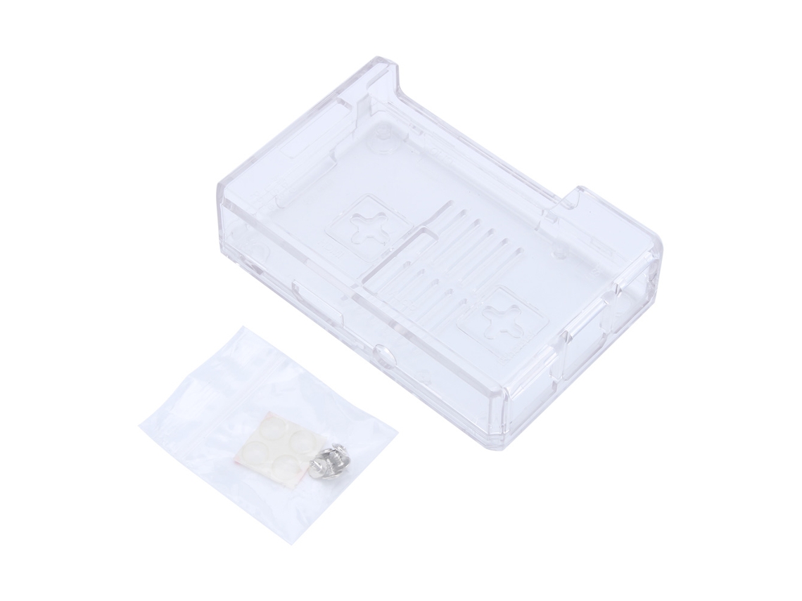 Capa LAXISCREED Raspberry Pi B/pi 2 B Preta Transparente