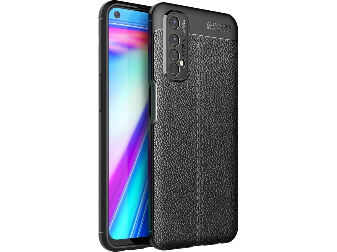 Capa Realme 7 Rugged Leather Preto