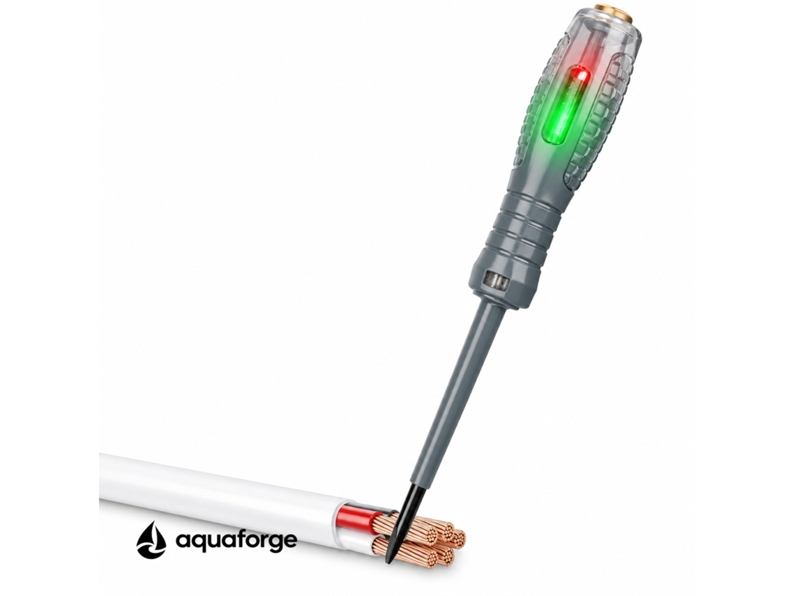 Testador De Continuidade Aquaforge Com Teste De Continuidade E Indicador Led Para Eletricistas E Instalações Elétricas