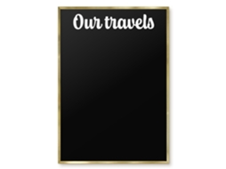 Magnetic Board For Wall Our Travels For The Bedroom Espelharte (70x100 Cm)