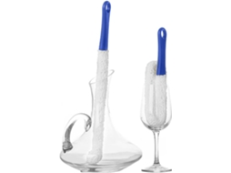 Kit Com 2 Escovas De Limpeza Macias Para Limpar Áreas De Difícil Acesso Em Mamadeiras E Canecas De Cerveja.