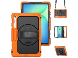 Capa de silicone híbrida Webake com alça de ombro para Samsung Galaxy Tab S10 FE