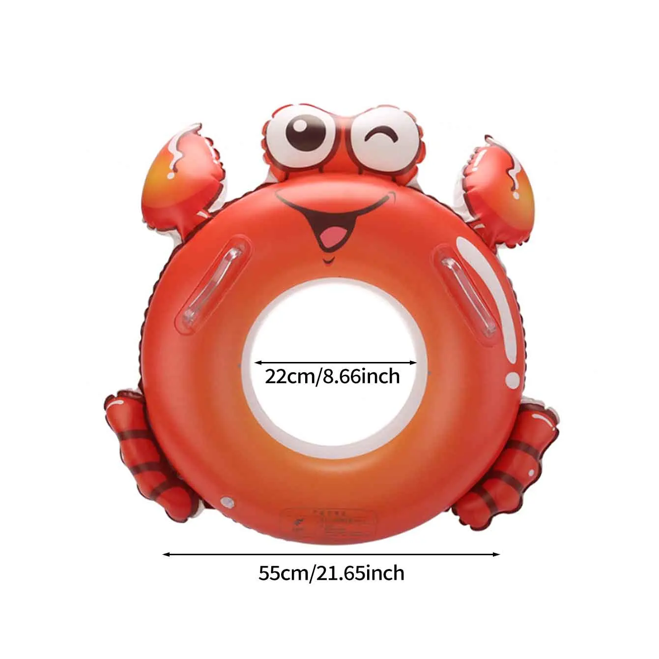 Boia inflável para piscina com altura ajustável, em PVC, ideal para festas de verão na praia e na piscina.