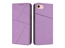 Capa De Couro Fosco Para Iphone 17e - Flip Magnético