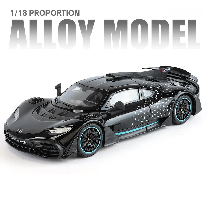 (preto) Miniatura De Carro Supercarro Em Liga Metálica, Escala 1:18, Com Som E Luz.