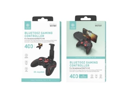 Comando PS4 IKREA Wo7081 (Wireless - Preto e Vermelho)