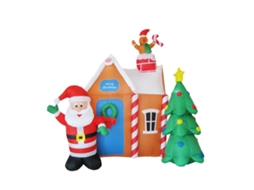 Papai Noel Inflável com Luzes LAXISCREED