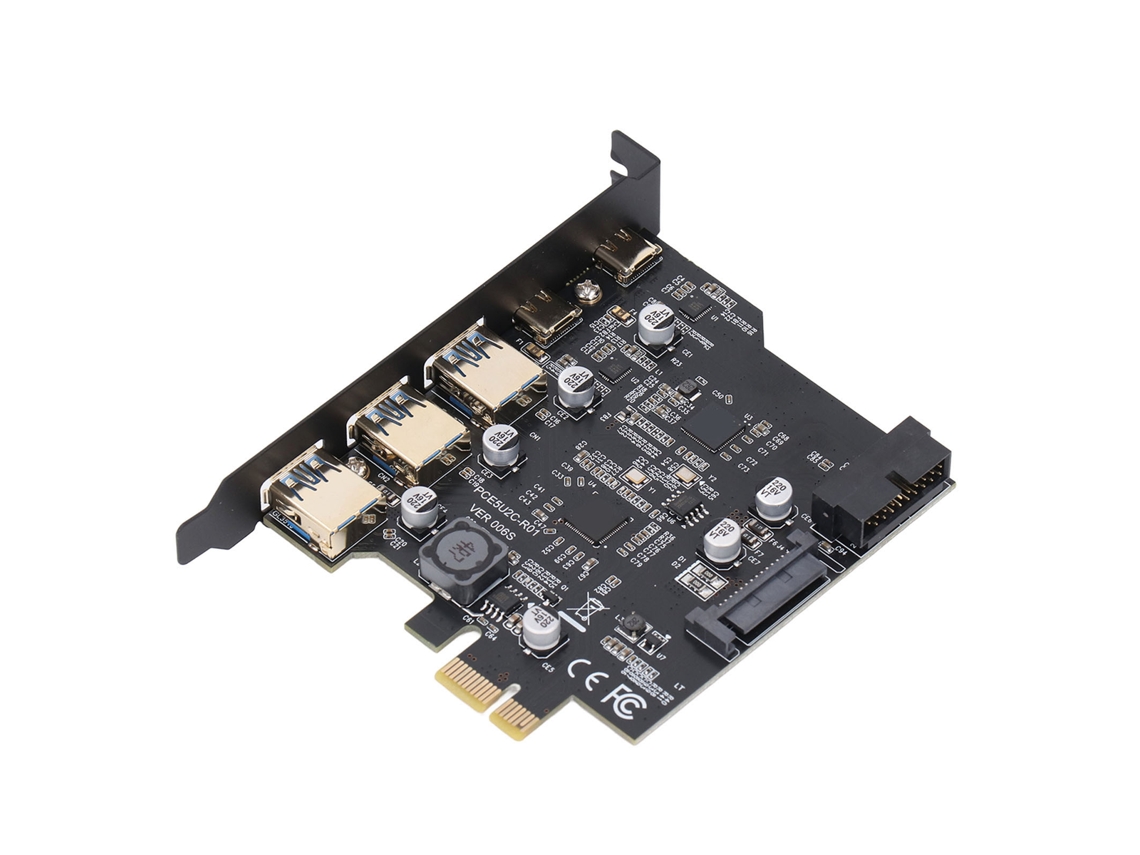 Placa Pcie Usb 3.2 5 Portas LAXISCREED