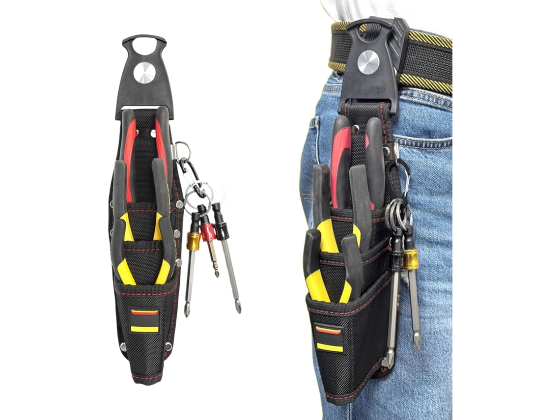 Bolsa organizadora impermeável para ferramentas, tipo cinto.