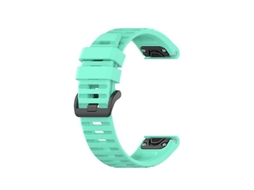 Bracelete de Smartwatch para Garmin Fenix 5 Plus Pulseira de Relógio de Silicone Lago Azul VENISYMLIS