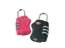 Conjunto de 2 Cadeados de Segurança Pretos e Vermelhos para Fechaduras de Bagagem com Código Tsa de 3 Dígitos para Mala Bagagem Mala de Viagem