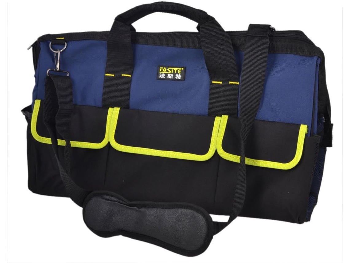 Bolsa Porta ferramentas para Alicates e Martelo em Nylon Oxford Azul com Zíper CHABERLU