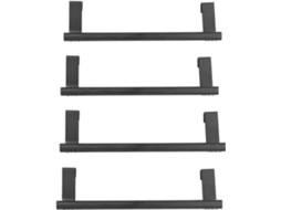 Suporte Para Toalhas De Porta Armário, Conjunto De 4 Peças, Barra Para Pendurar Toalhas Sobre O Armário, Suporte De