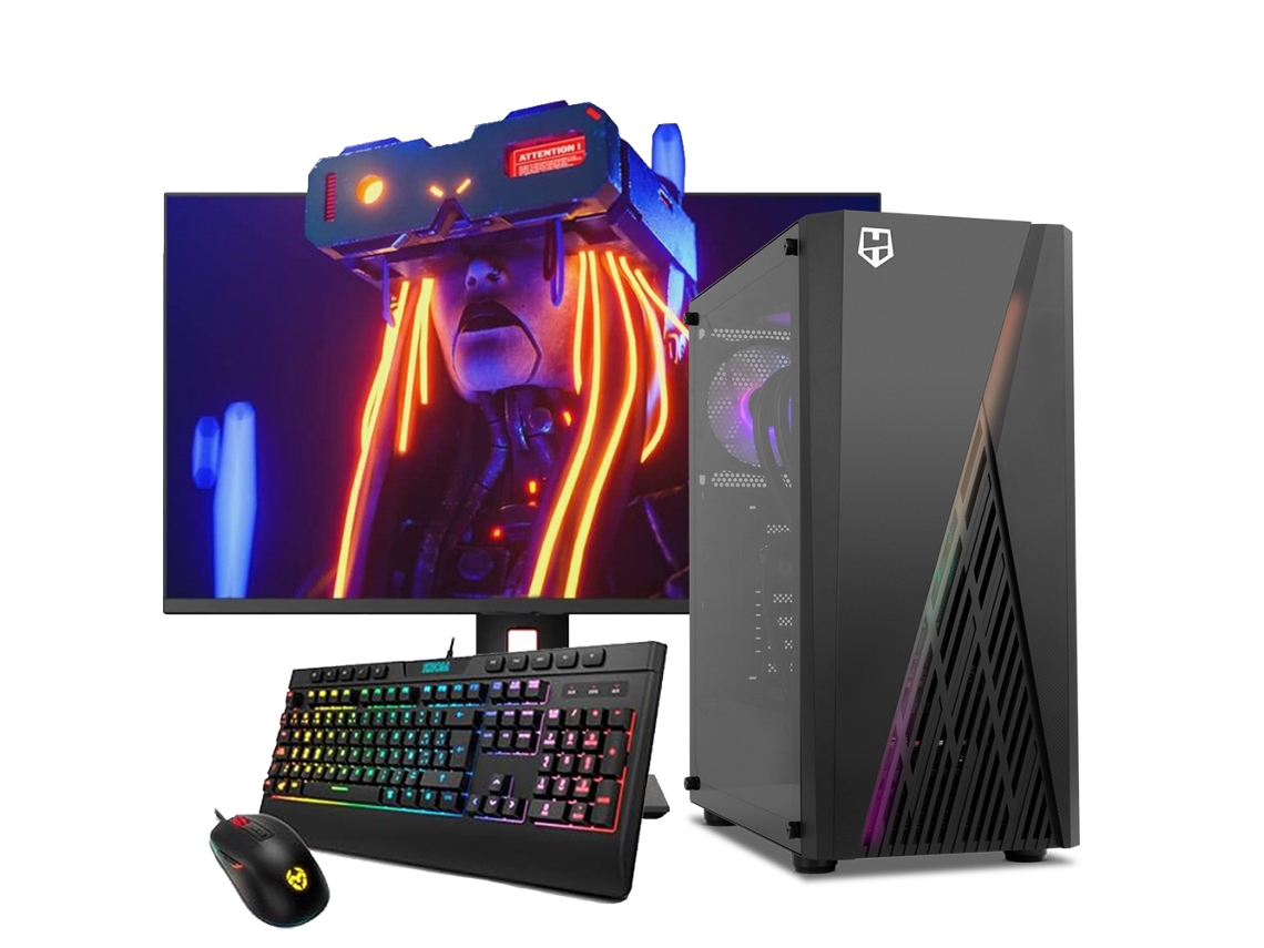 Desktop Gaming Completo Neo Pc (intel I5 12400f / 32gb Ram / 1tb / Rx 9060xt Monitor Fullhd 27 Teclado E Rato Windows 11)