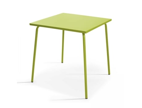 Mesa de Jardim Quadrada em Metal (70 x 70 cm)
