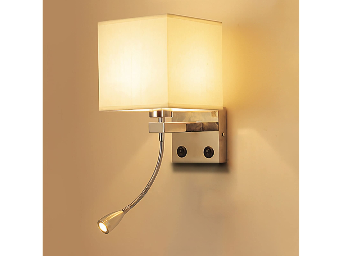 Abajur De Parede Flexível Com Braço Articulado Led,luminária De Mesa E27 Para Leitura 1 Unidade Btforus (lâmpadas Não Inclusas)