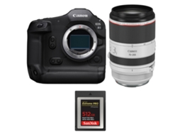 Eos R1 + Rf 70 200mm F/2.8 L Is Usm + 1 Sandisk 512gb Extreme Pro Cfexpress Type B + Ebook “20 Dicas para Fotos Que Impressionam” CANON