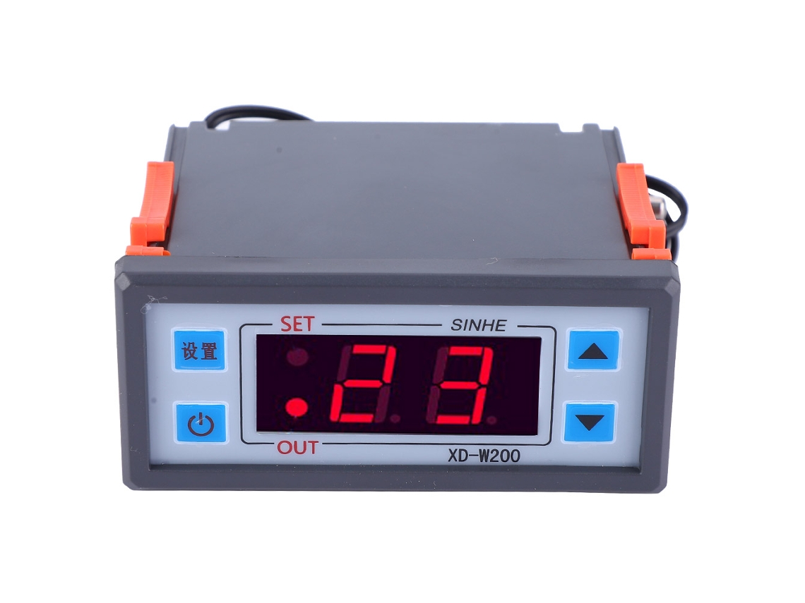 Termostato Digital Xd-w200 Controle De Temperatura Ajustável Com Display Lcd 12v