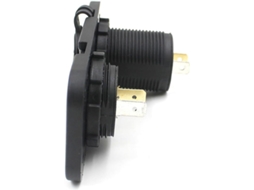 Carregador USB Duplo para veículos com testador de água e voltímetro digital LED.