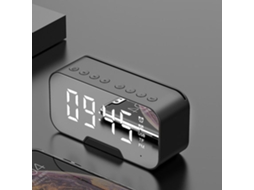 Reloj Despertador Digital Led Bluetooth con Altavoz, Radio Fm y Pantalla Brillo Ajustable S/MARCA