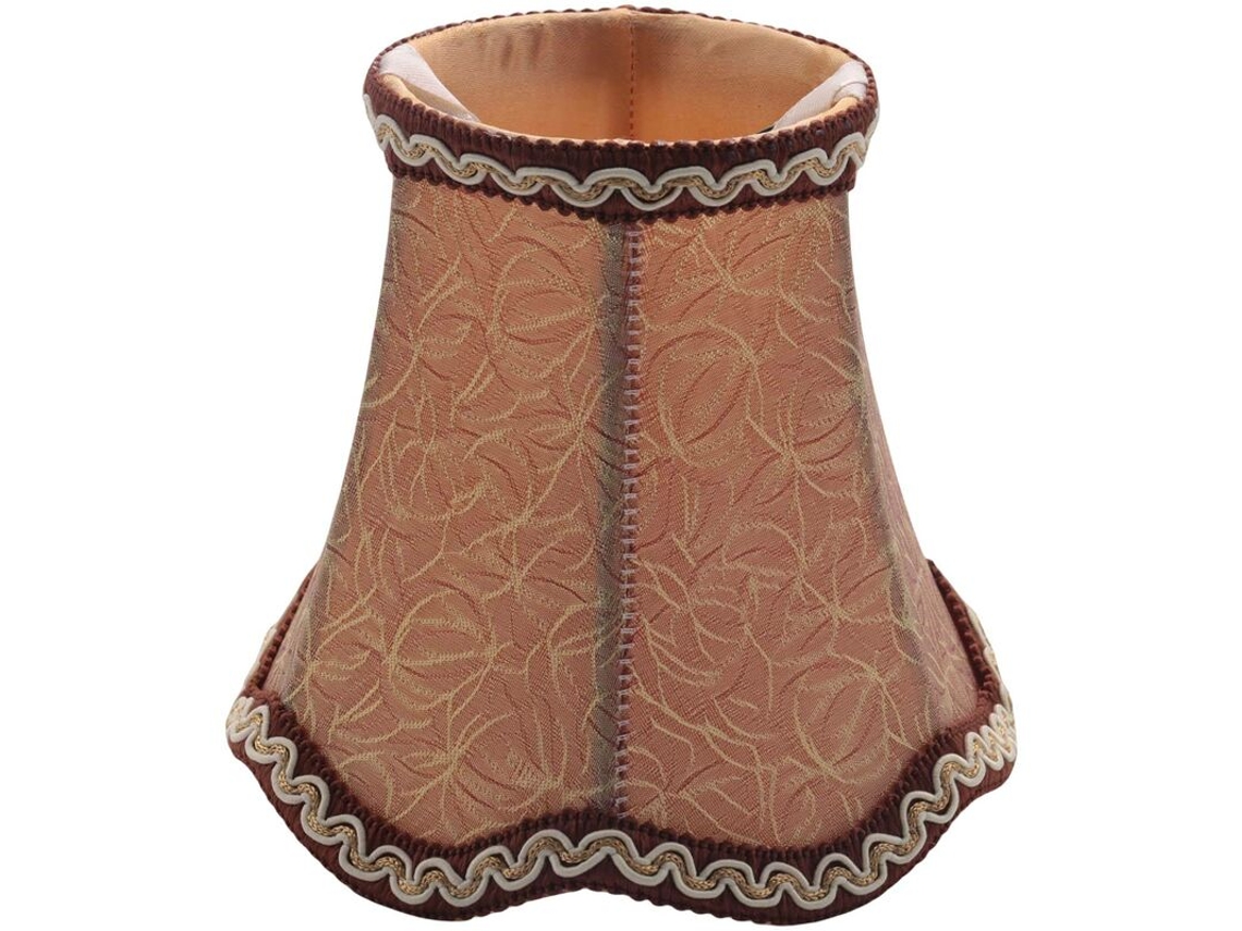 Abajur De Tecido Para Candelabro, Com Clipe, Capa Abajur, Cilíndrico, Lâmpada Chão, 13 Cm-aquaforge