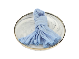 Laxiscreed Pack De 5 Guardanapos Azul Claro 53x35cm Para Mesa Com Textura Antirugas
