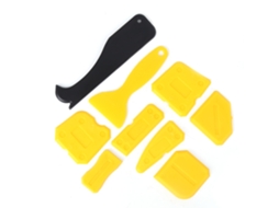 9 Peças De Ferramenta De Silicone Para Remover Selante De Vidro Kit De Ferramentas De Reparo Manual