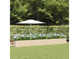 Vidaxl Floreira Ivory 480 X 50 X 45 Cm Aço Galvanizado