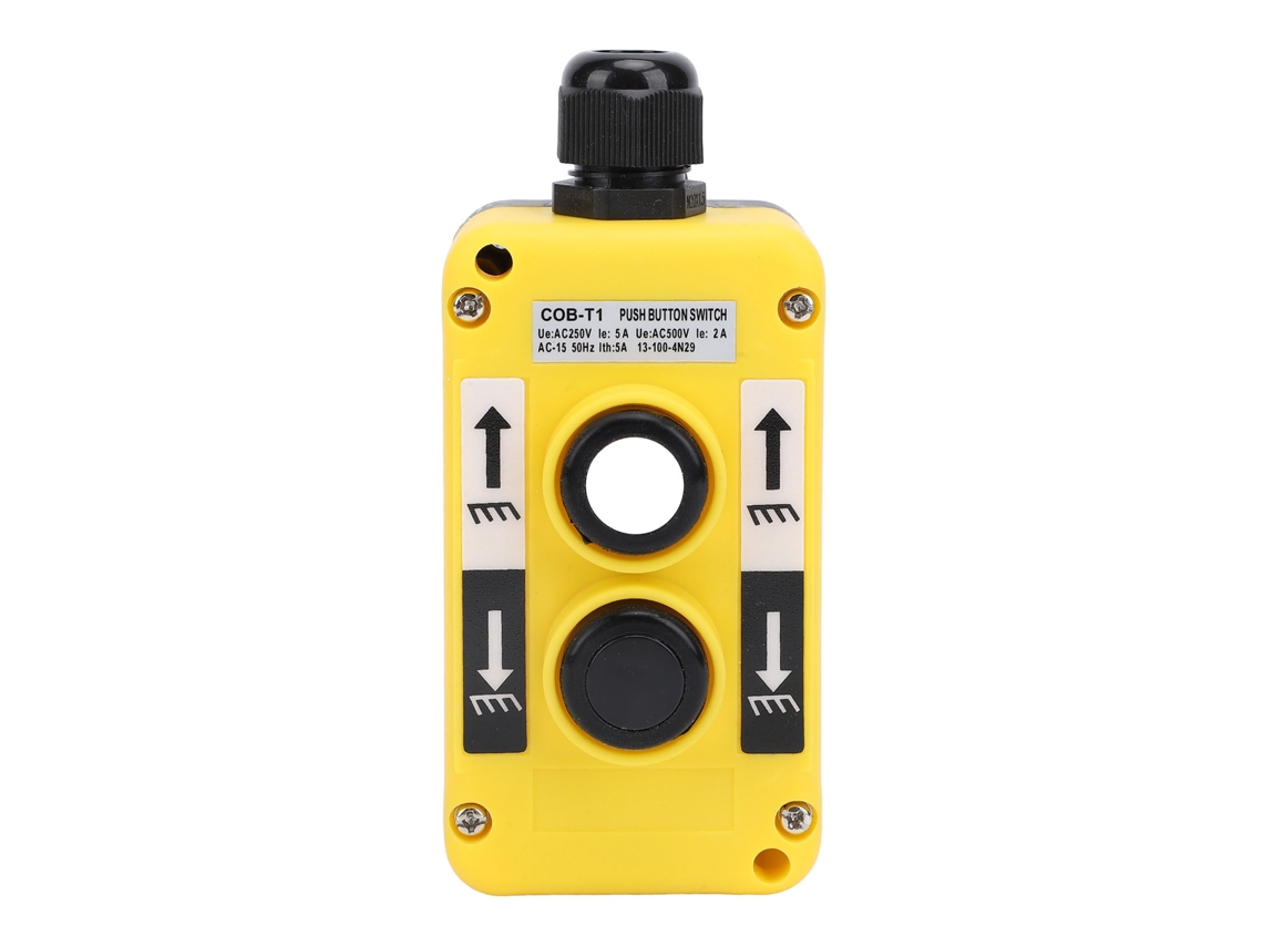 Interruptor De Botão Para Guincho Elétrico Rainproof Industrial Ac250v 5a 500v 2a Cob‑t1