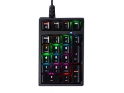 Teclado Numérico De 21 Teclas Com Eixo Verde Rgb, Ergonômico, Para Laptop, Contabilidade Financeira Ly Ebike
